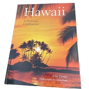 Hawaii A Pictorial Celebration Hardcover by Ellie Crowe small tear in cover